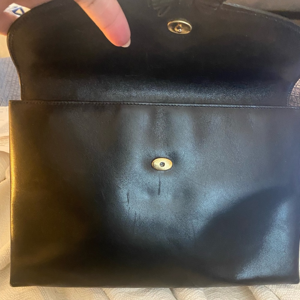Ferragamo Leather Clutch
